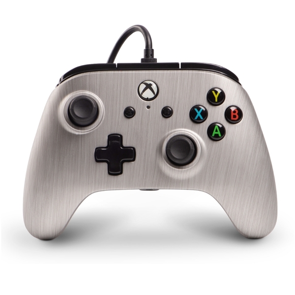 PowerA Enhanced Wired Controller for Xbox One and Windows 10 Brushed Aluminum - Picture 7 of 16